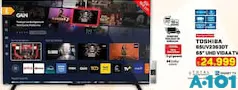 TOSHİBA 65UV2363DT 65 İNÇ UHD VIDAA TV AKILLI TELEVİZYON